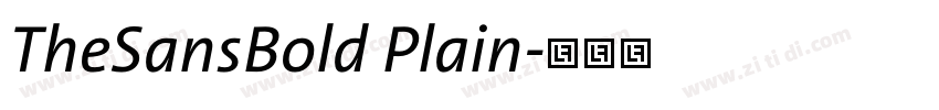 TheSansBold Plain字体转换 TheSansBold Plain字体转换